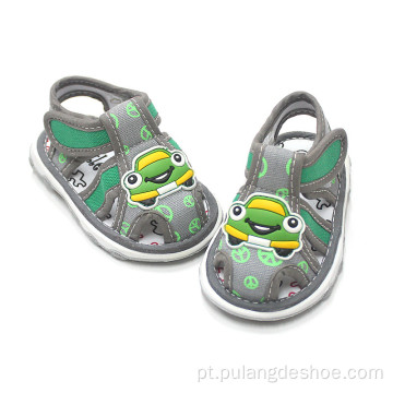 sandálias de bebê fofo menino com som